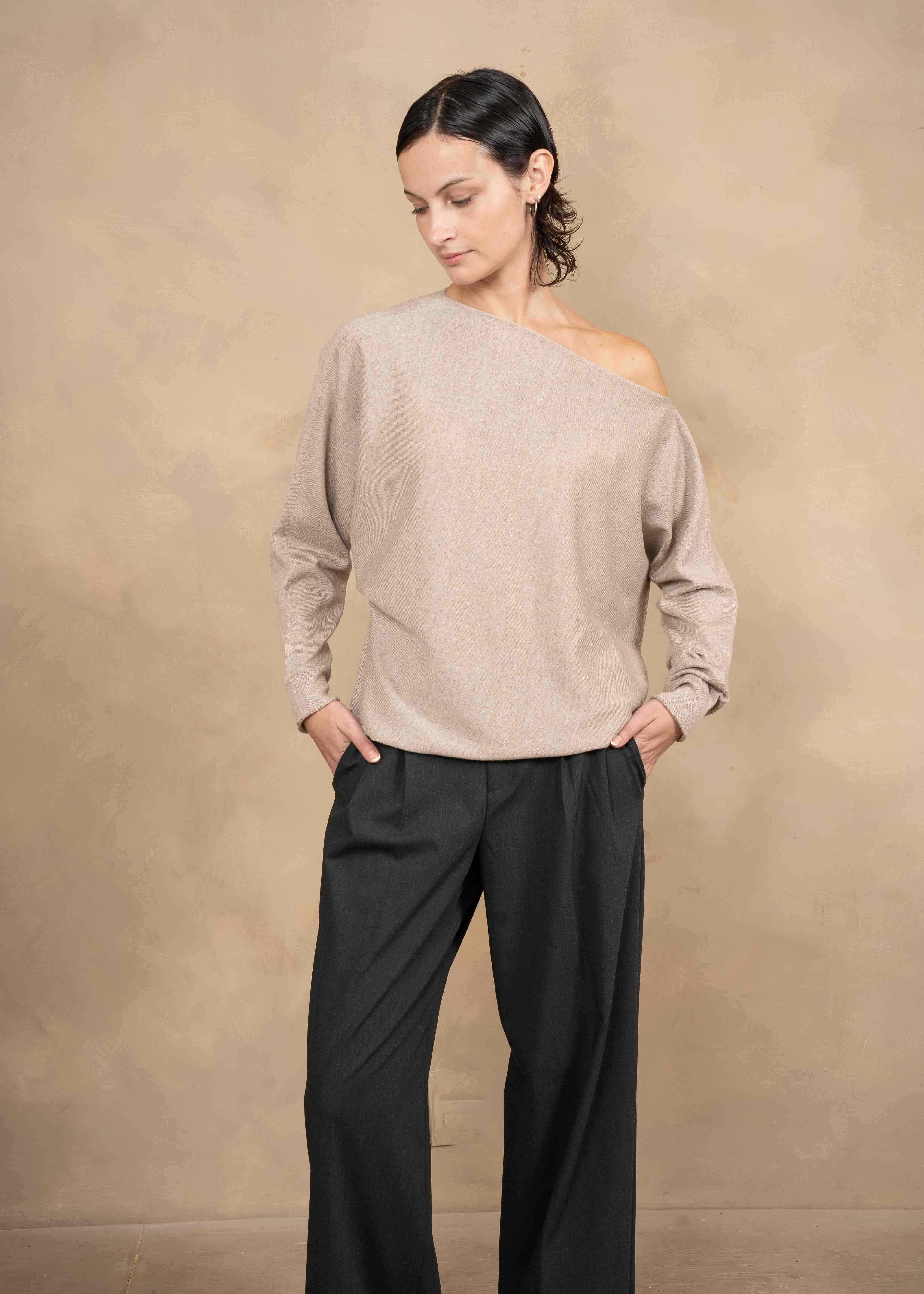 Alethea Assymetric Sweater