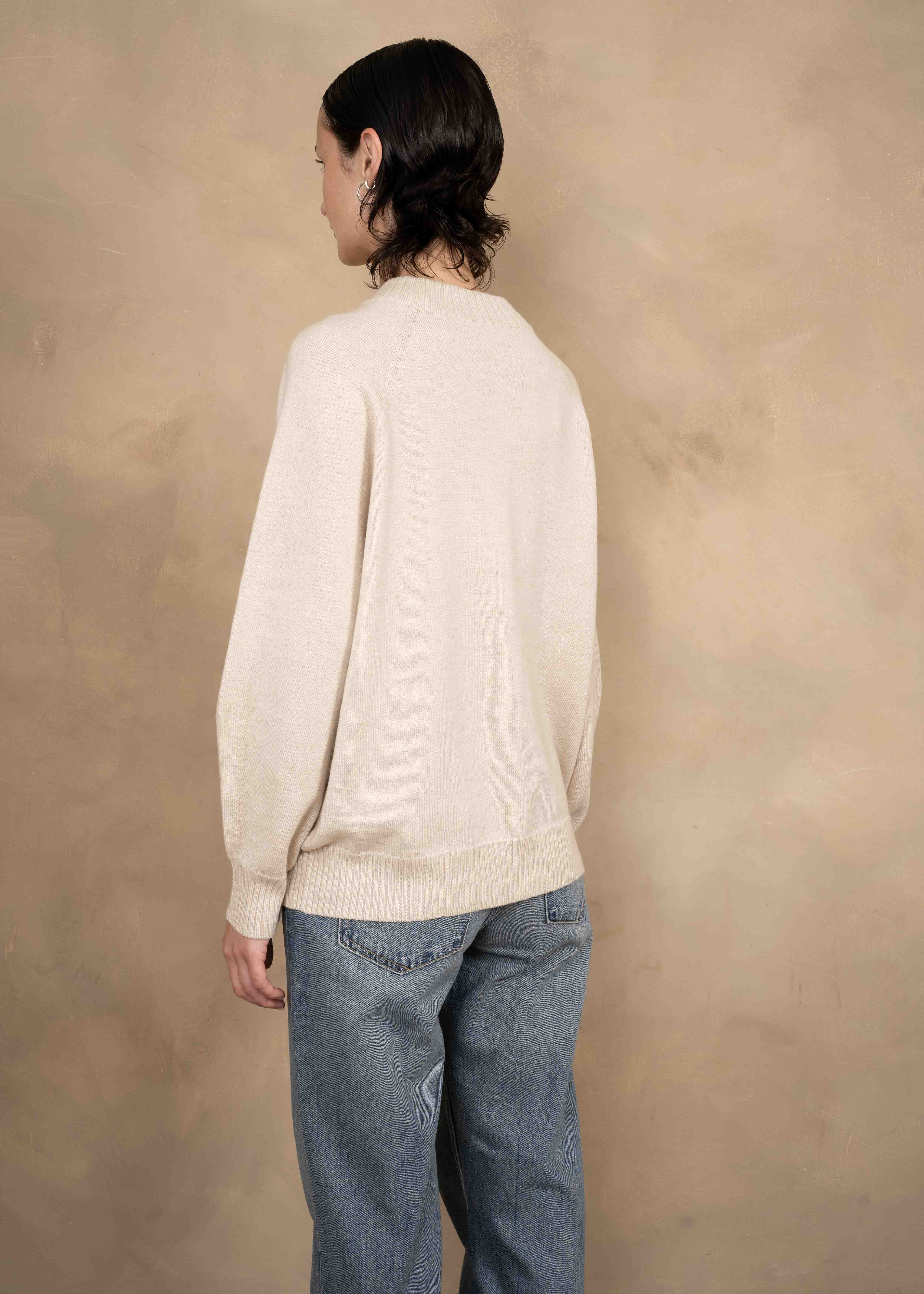 Freya Extra-Fine Merino Wool Relaxed-Fit Crewneck Sweater