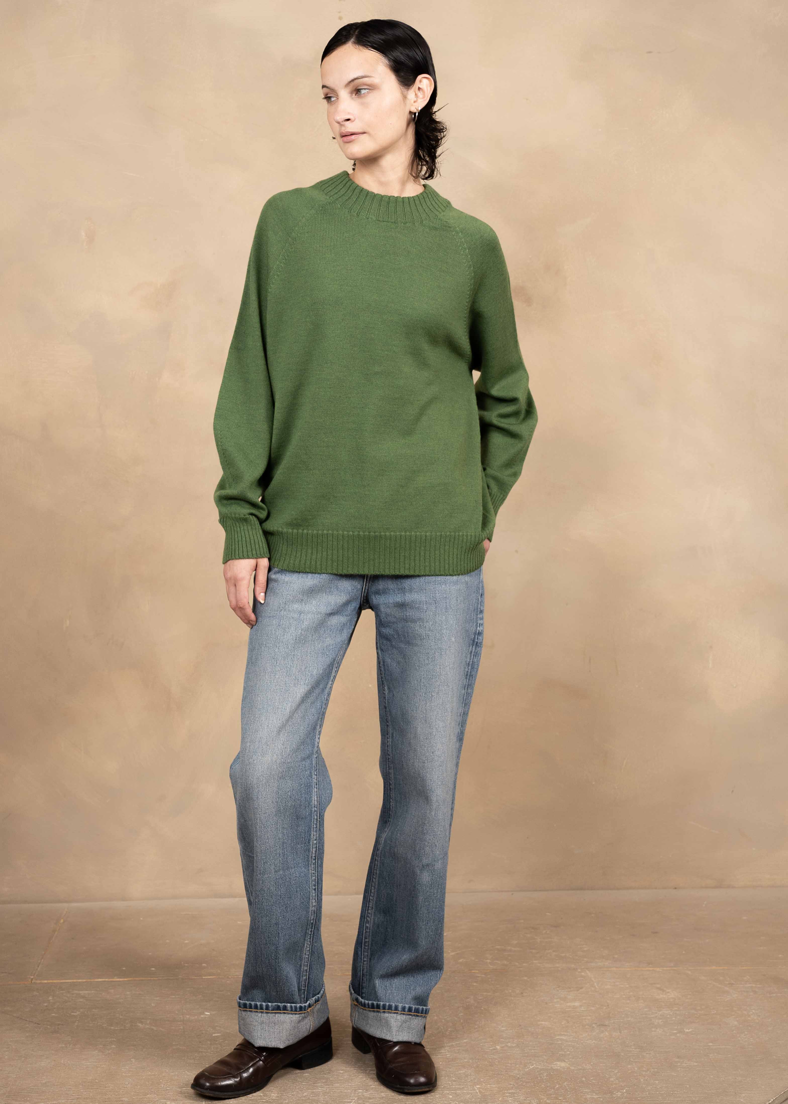 Freya Extra-Fine Merino Wool Relaxed-Fit Crewneck Sweater