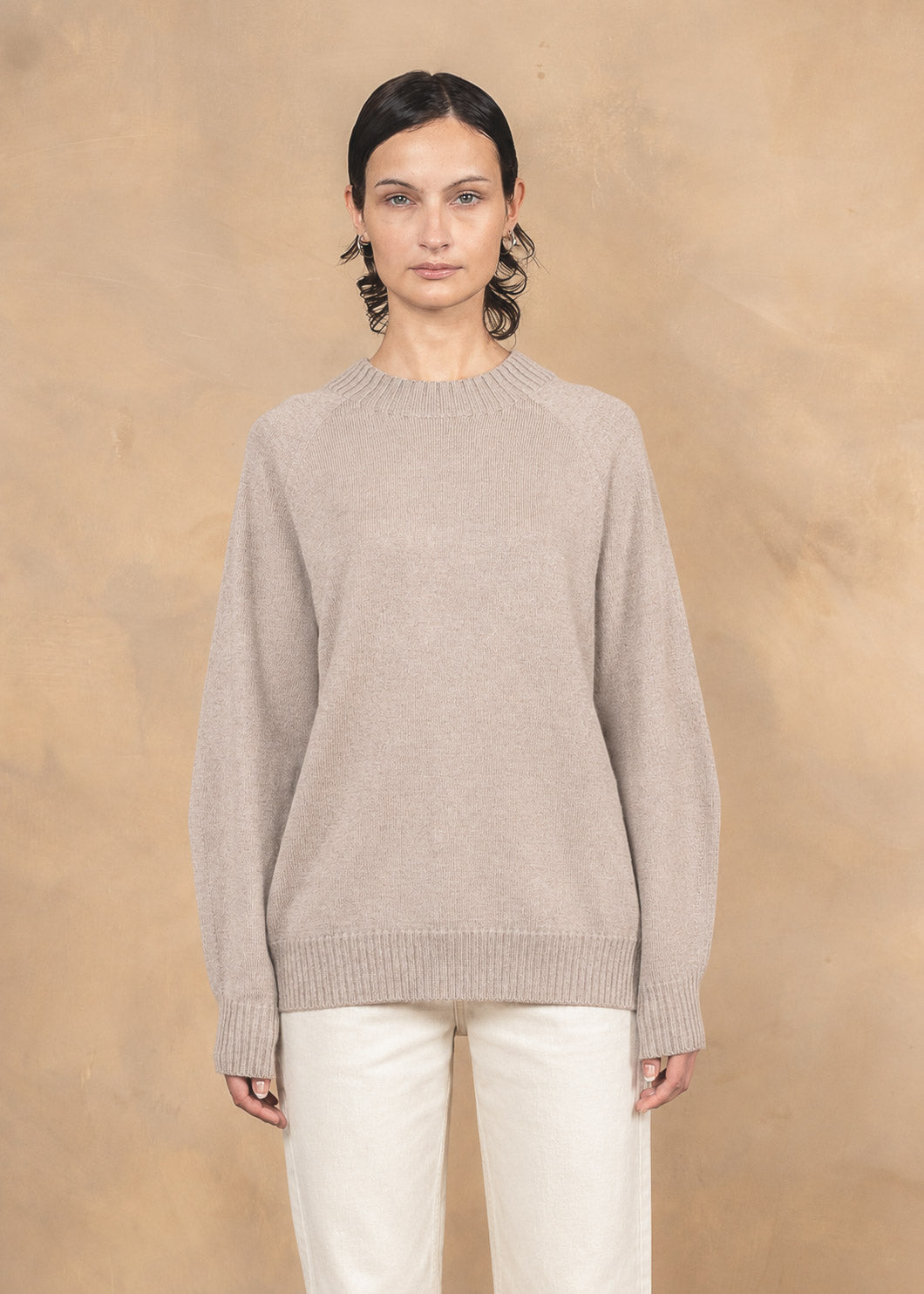 Freya Extra-Fine Merino Wool Relaxed-Fit Crewneck Sweater