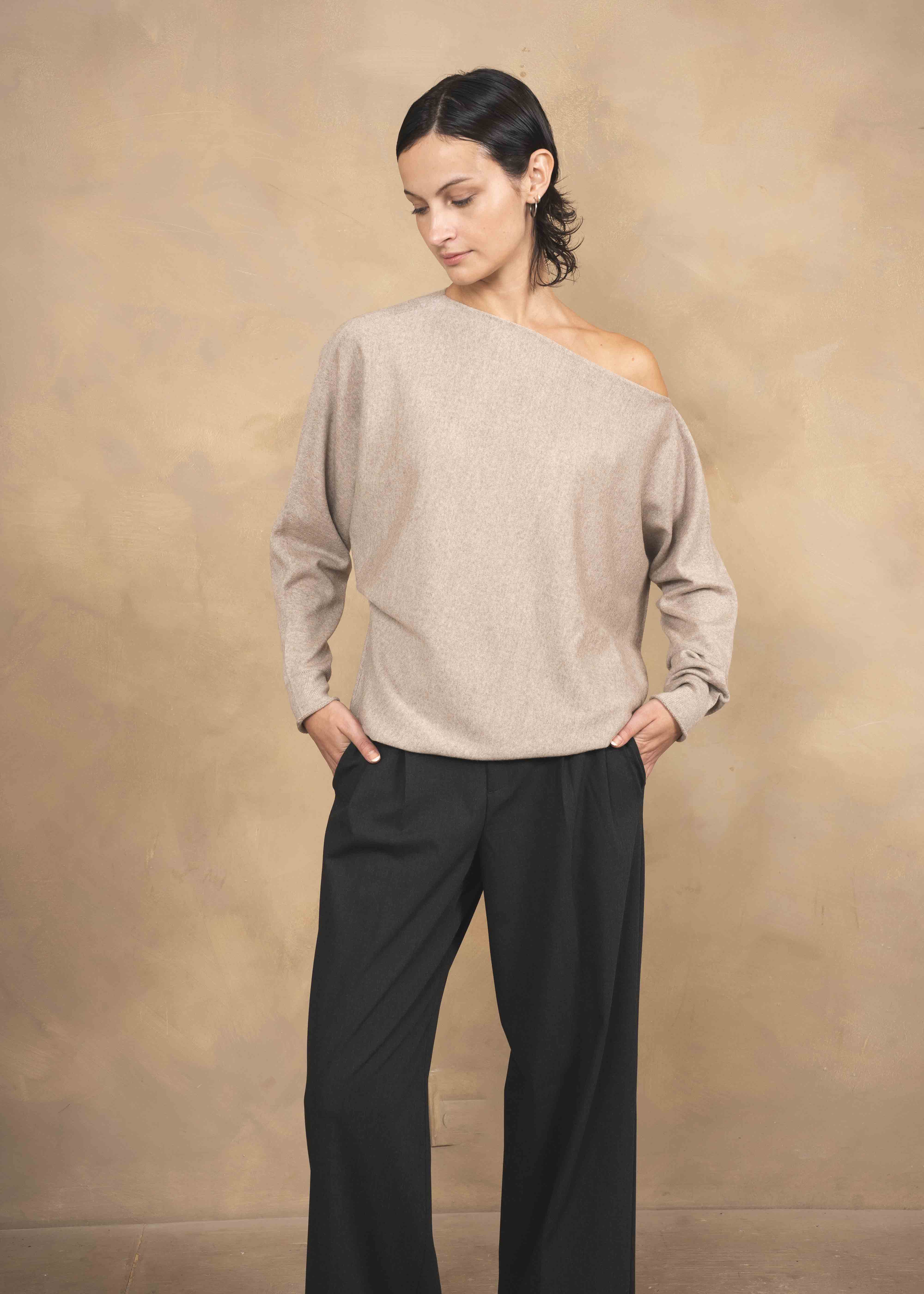Alethea Merino Assymetric Sweater