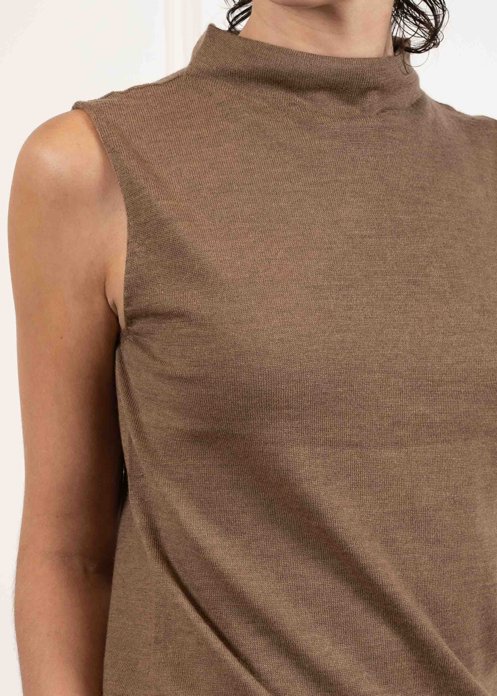 Merino Wool Lightweight Sleeveless Top