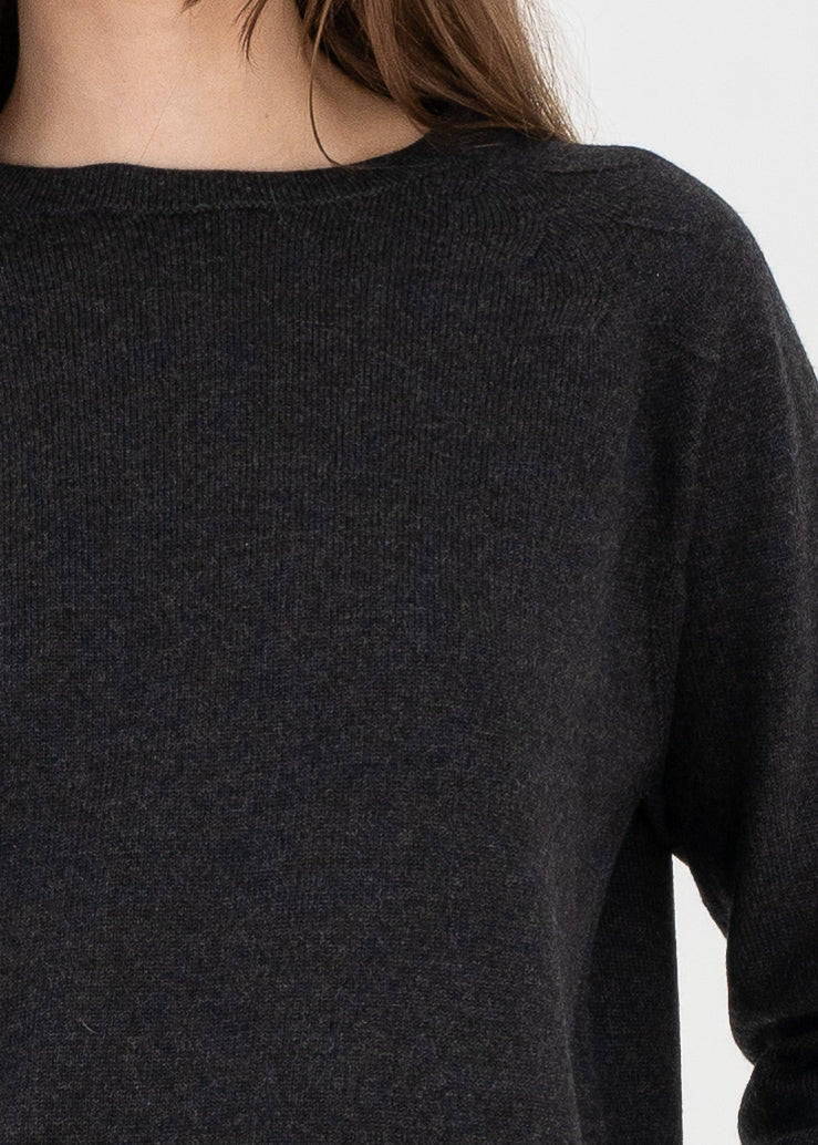 Clara Extra Fine Merino Wool Crew Neck Sweater