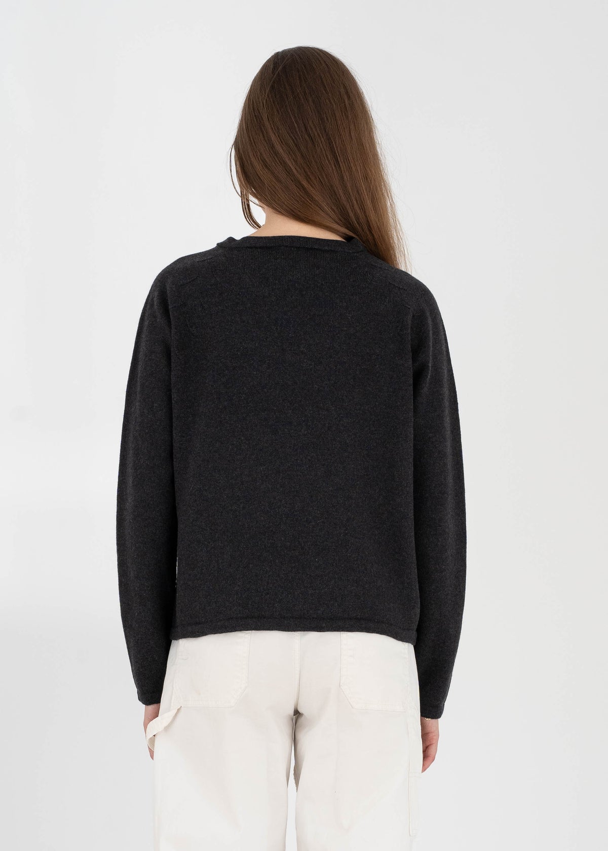 Clara Extra Fine Merino Wool Crew Neck Sweater