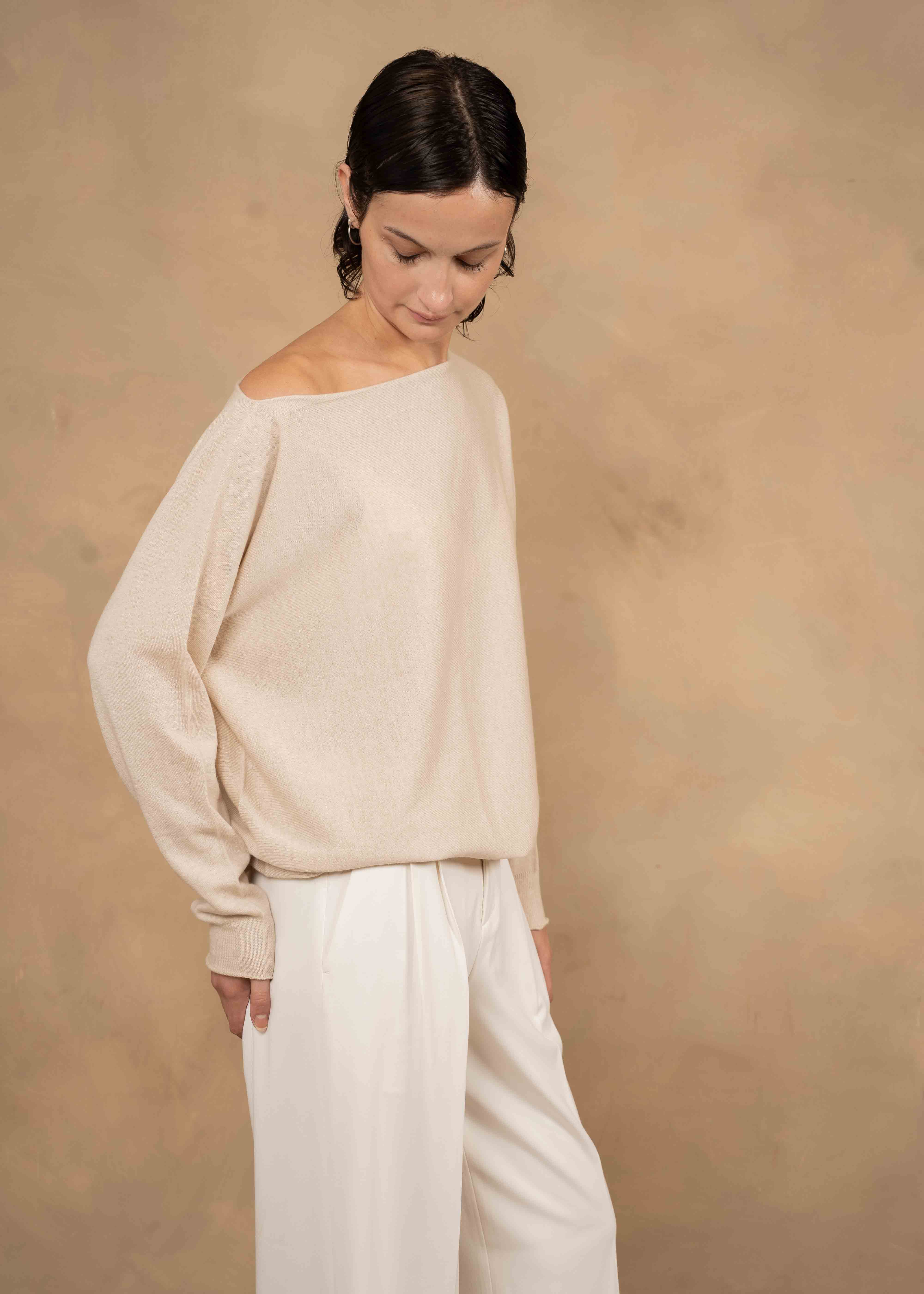 Alethea Merino Assymetric Sweater
