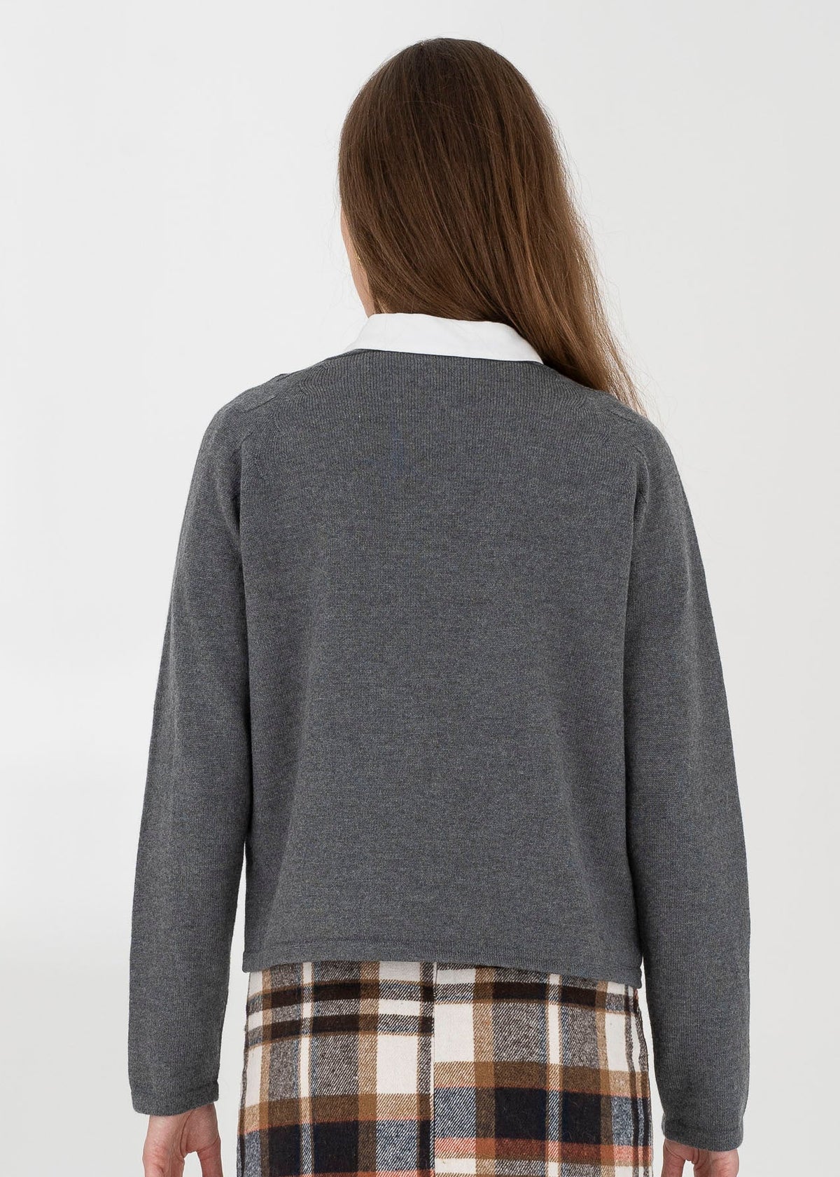 Ella Extra Fine Merino Wool V-neck Sweater