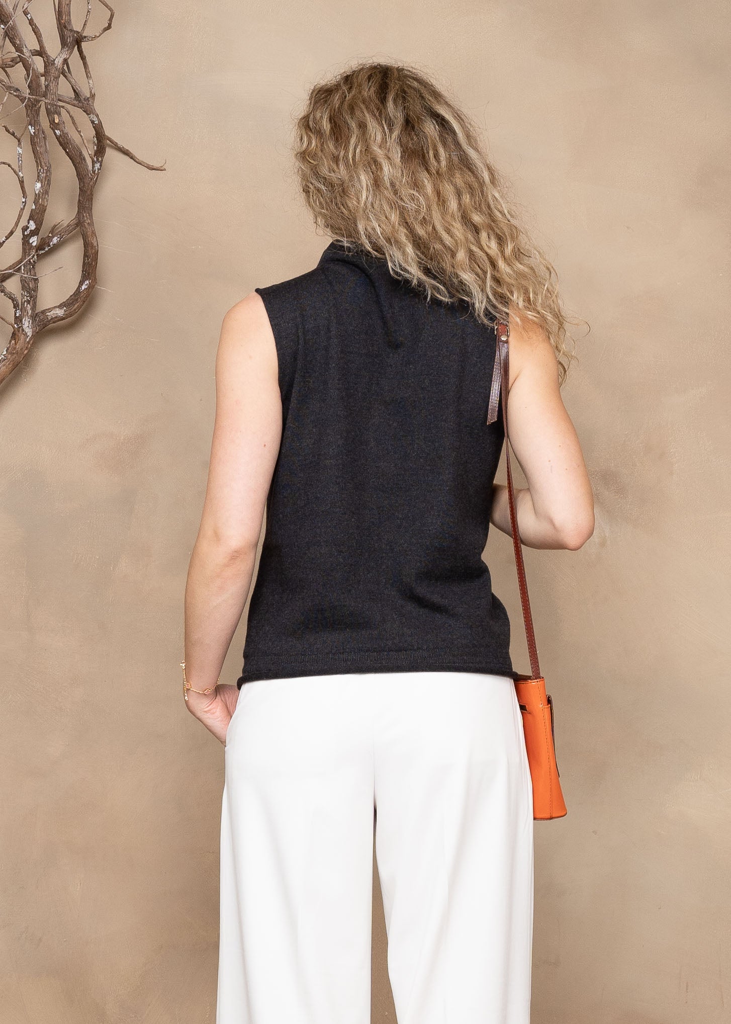 Merino Wool Lightweight Sleeveless Top