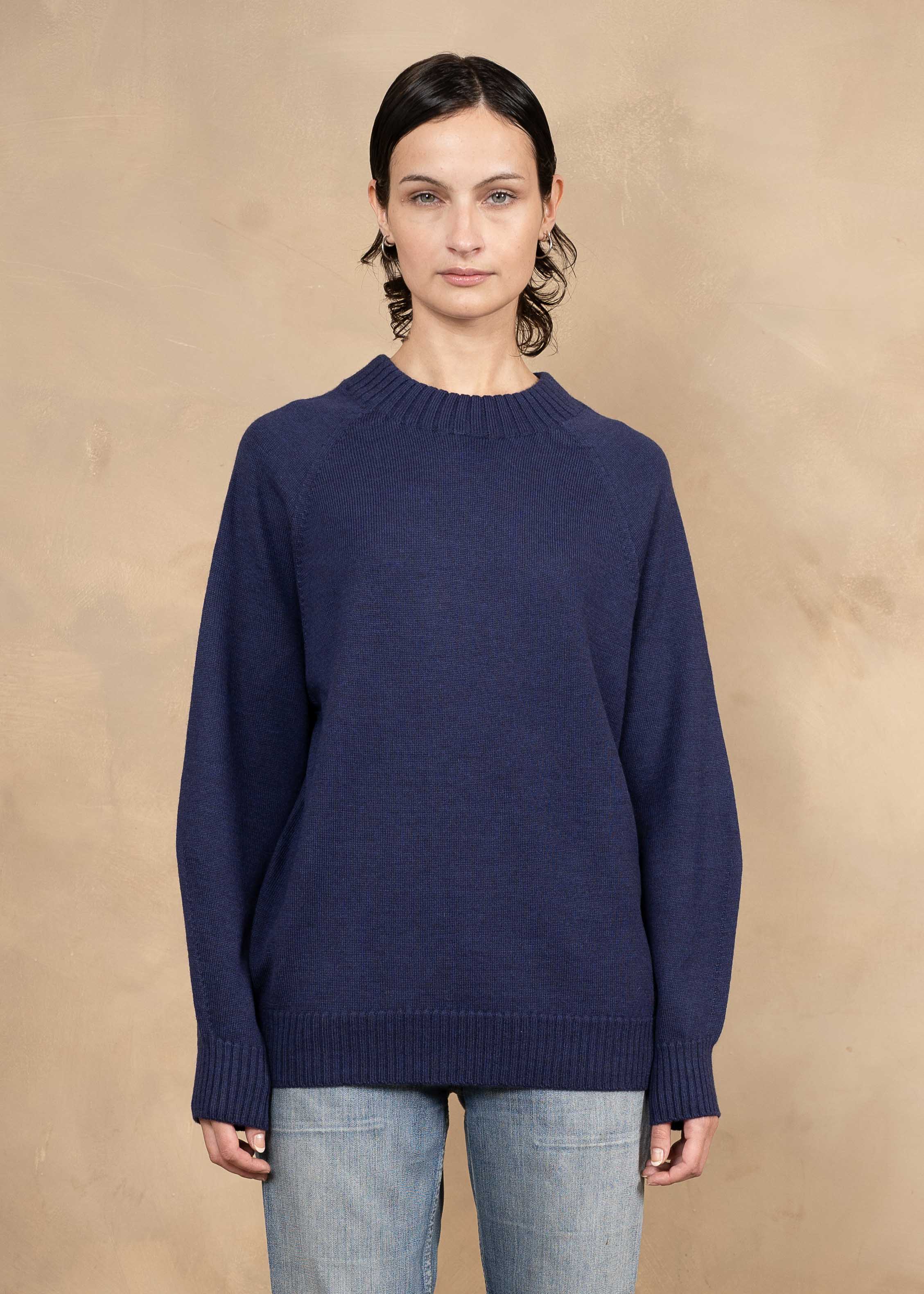 Freya Extra-Fine Merino Wool Relaxed-Fit Crewneck Sweater