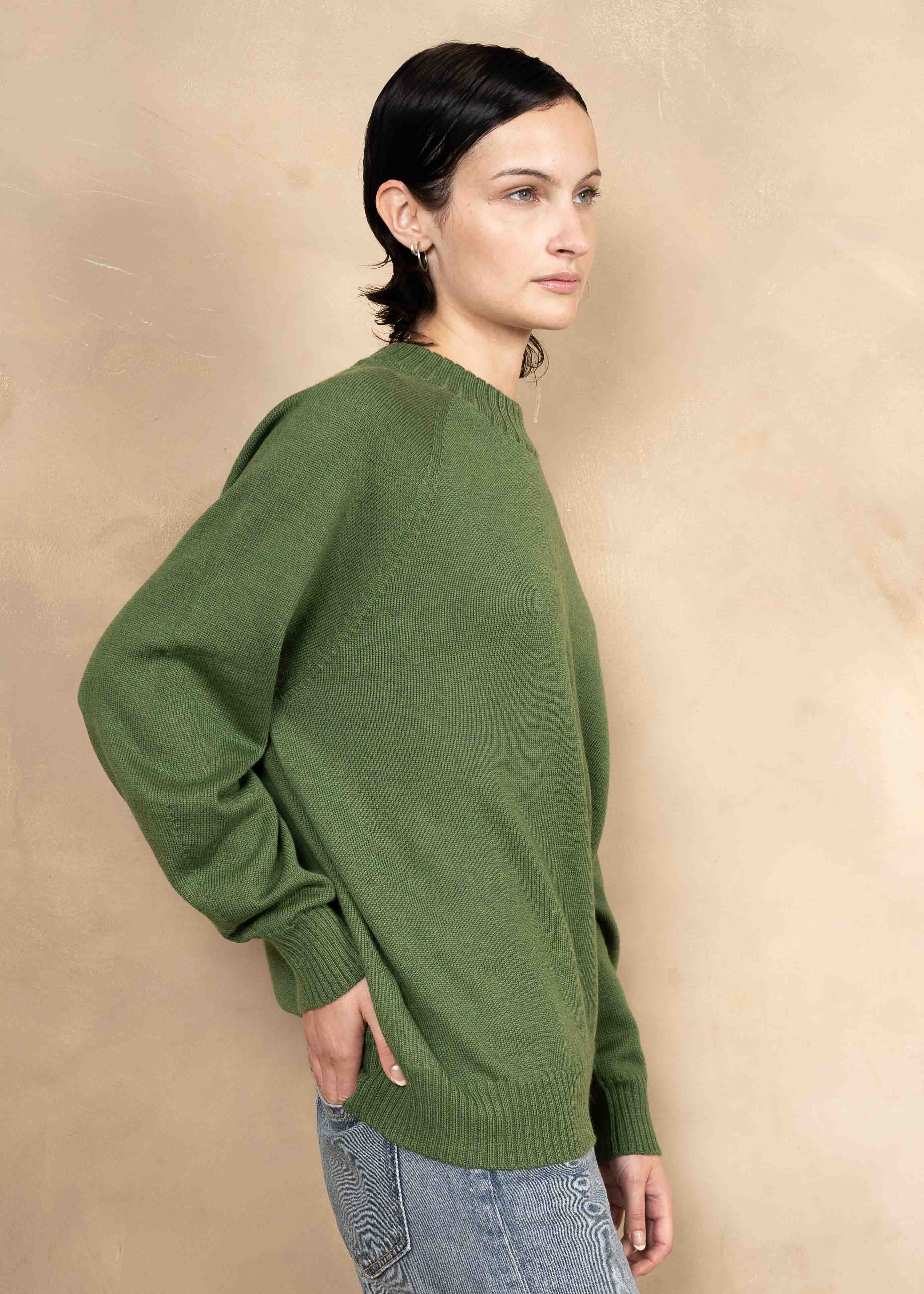 Freya Extra-Fine Merino Wool Relaxed-Fit Crewneck Sweater
