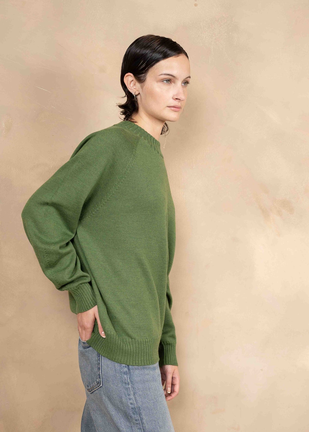 Freya Extra-Fine Merino Wool Relaxed-Fit Crewneck Sweater