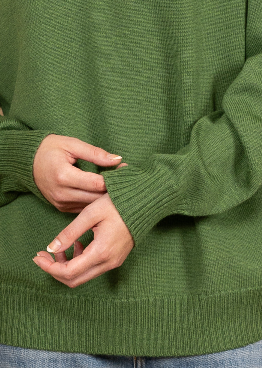 Freya Extra-Fine Merino Wool Relaxed-Fit Crewneck Sweater