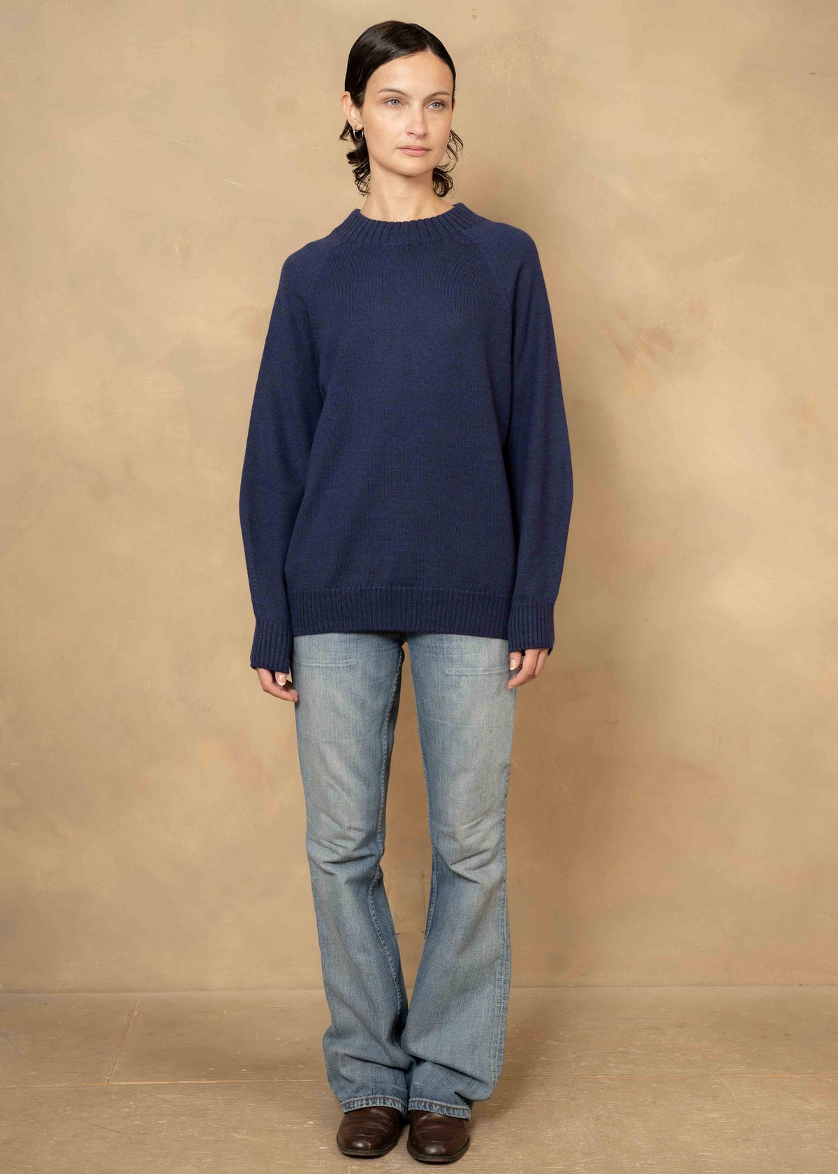 Freya Extra-Fine Merino Wool Relaxed-Fit Crewneck Sweater