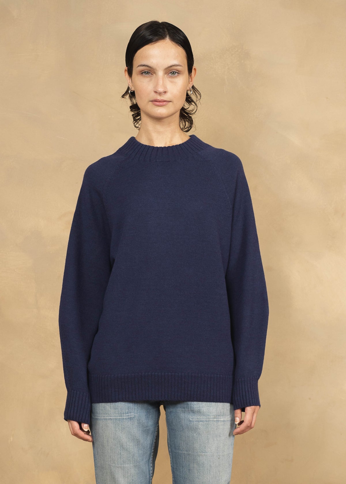 Freya Extra-Fine Merino Wool Relaxed-Fit Crewneck Sweater