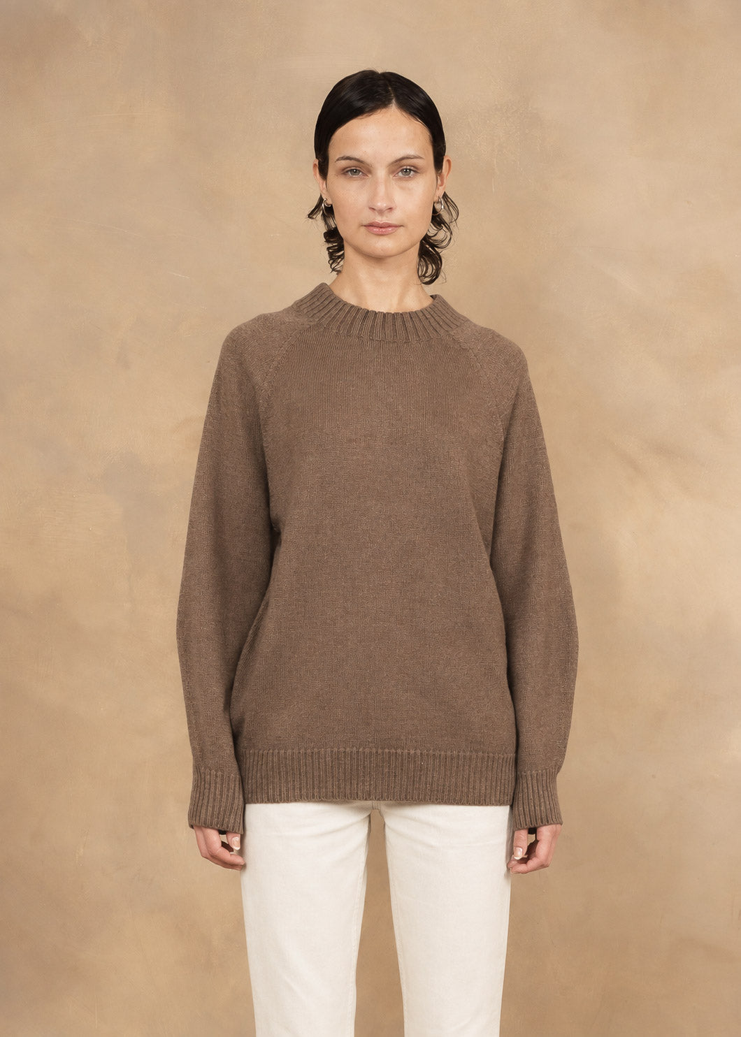 Freya Extra-Fine Merino Wool Relaxed-Fit Crewneck Sweater