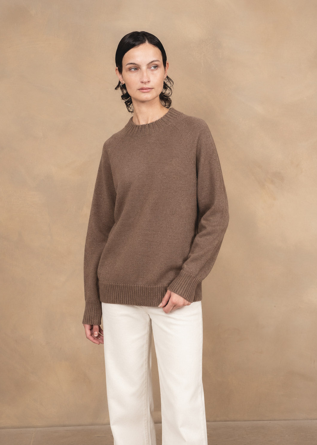 Freya Extra-Fine Merino Wool Relaxed-Fit Crewneck Sweater
