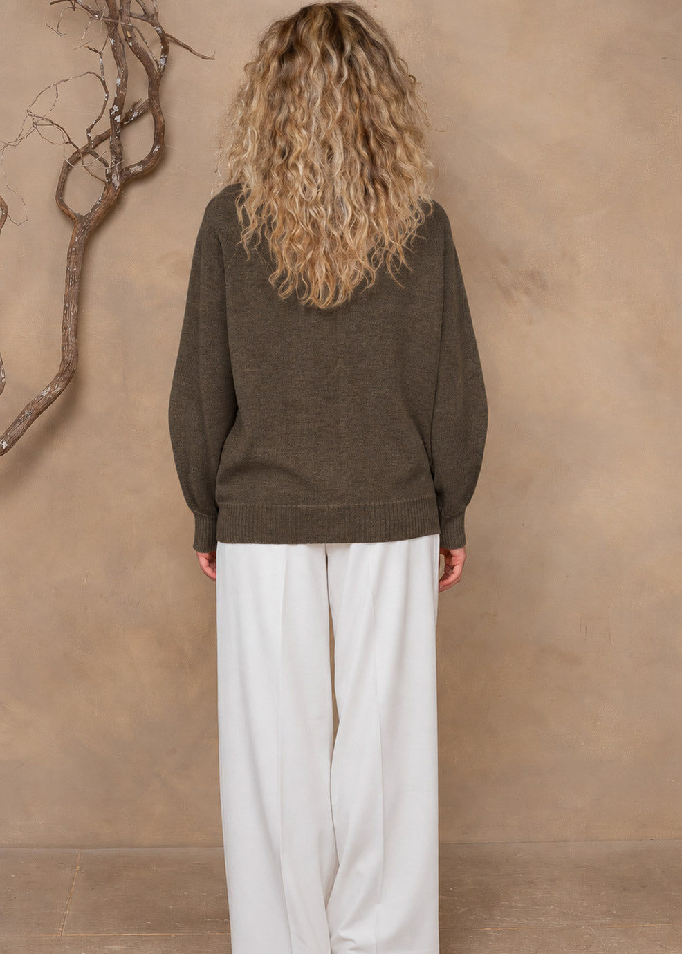 Zena Extra-Fine Merino Wool Relaxed-Fit Turtleneck Sweater
