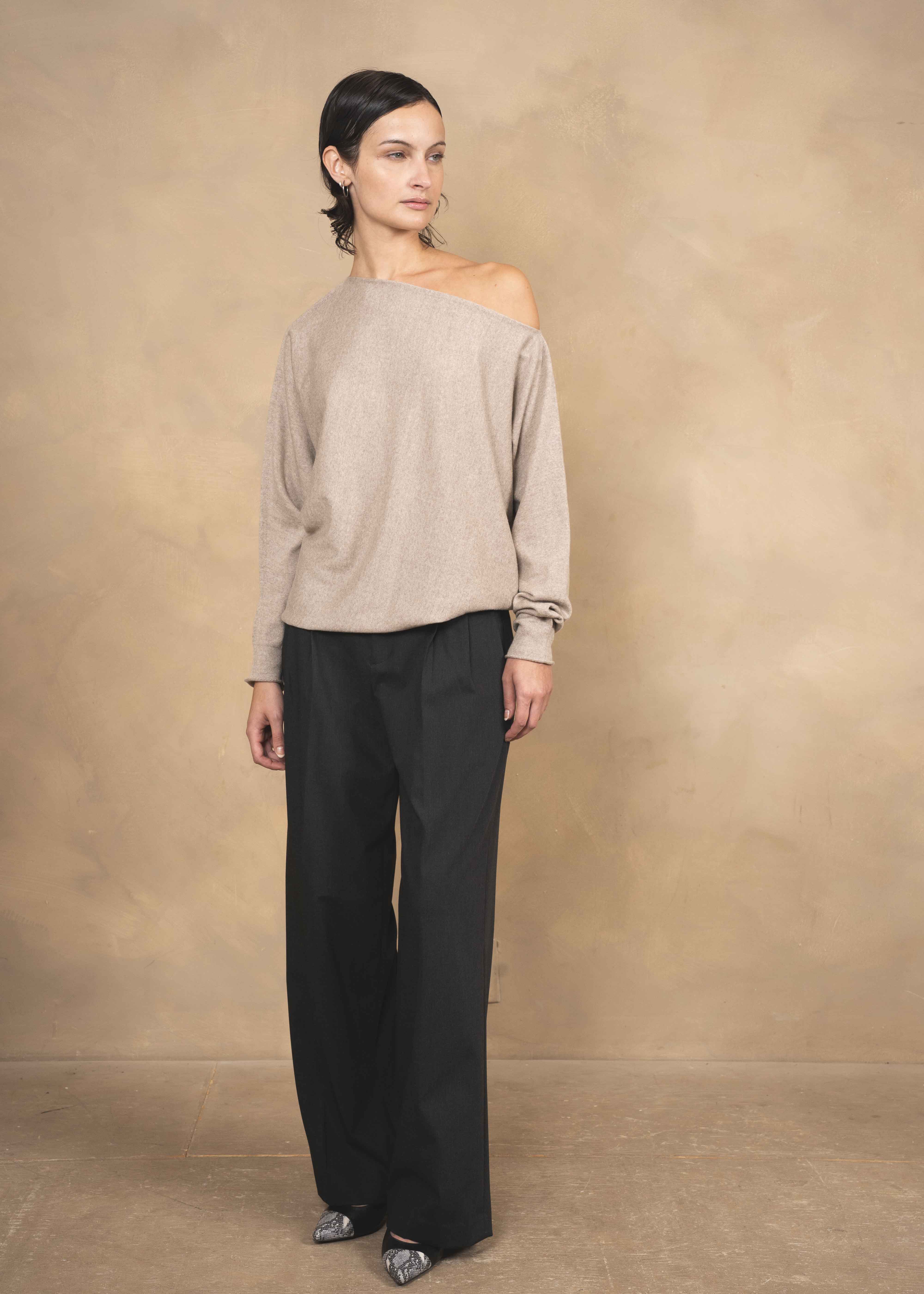 Alethea Merino Assymetric Sweater