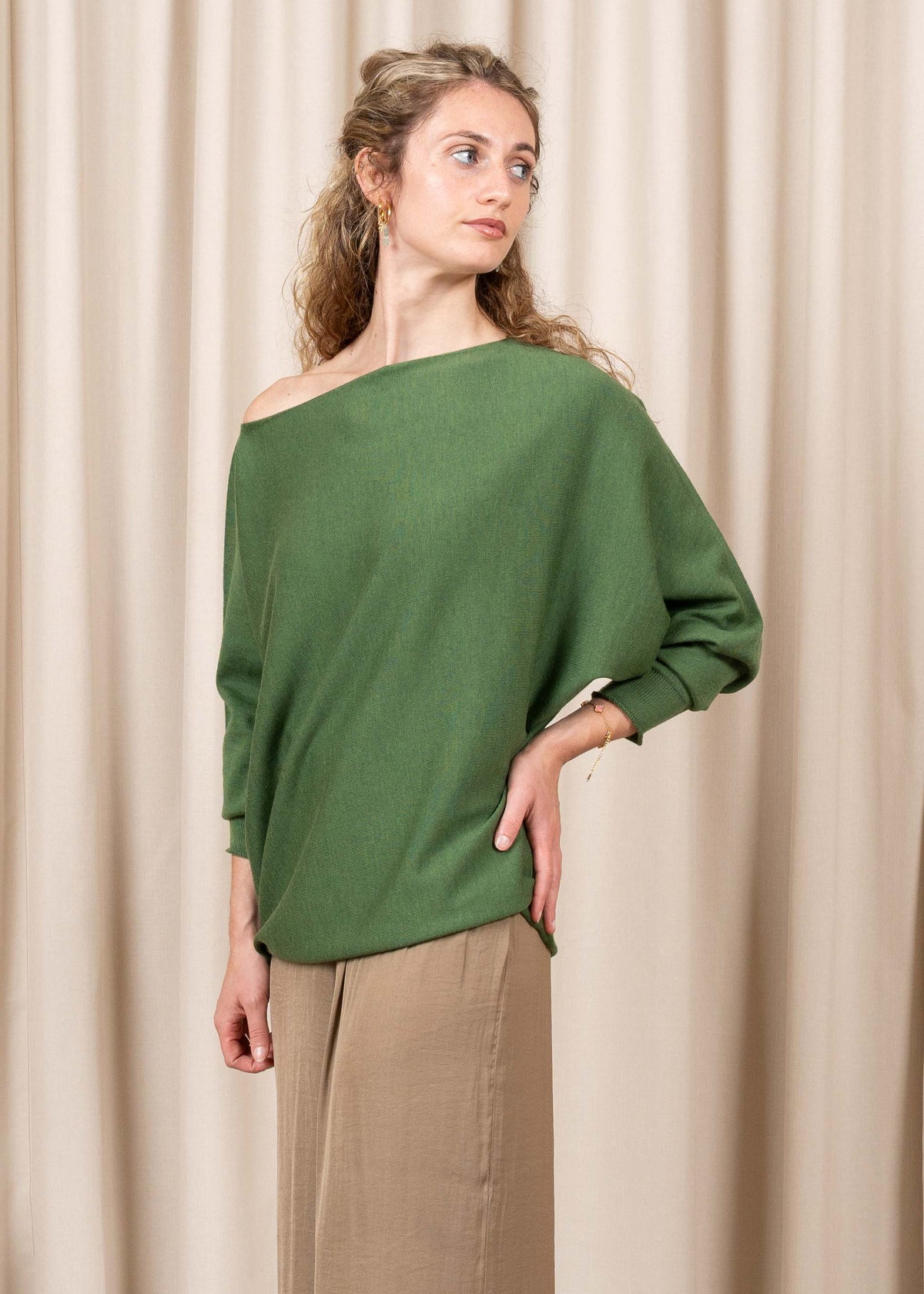 Alethea Merino Asymmetric Sweater