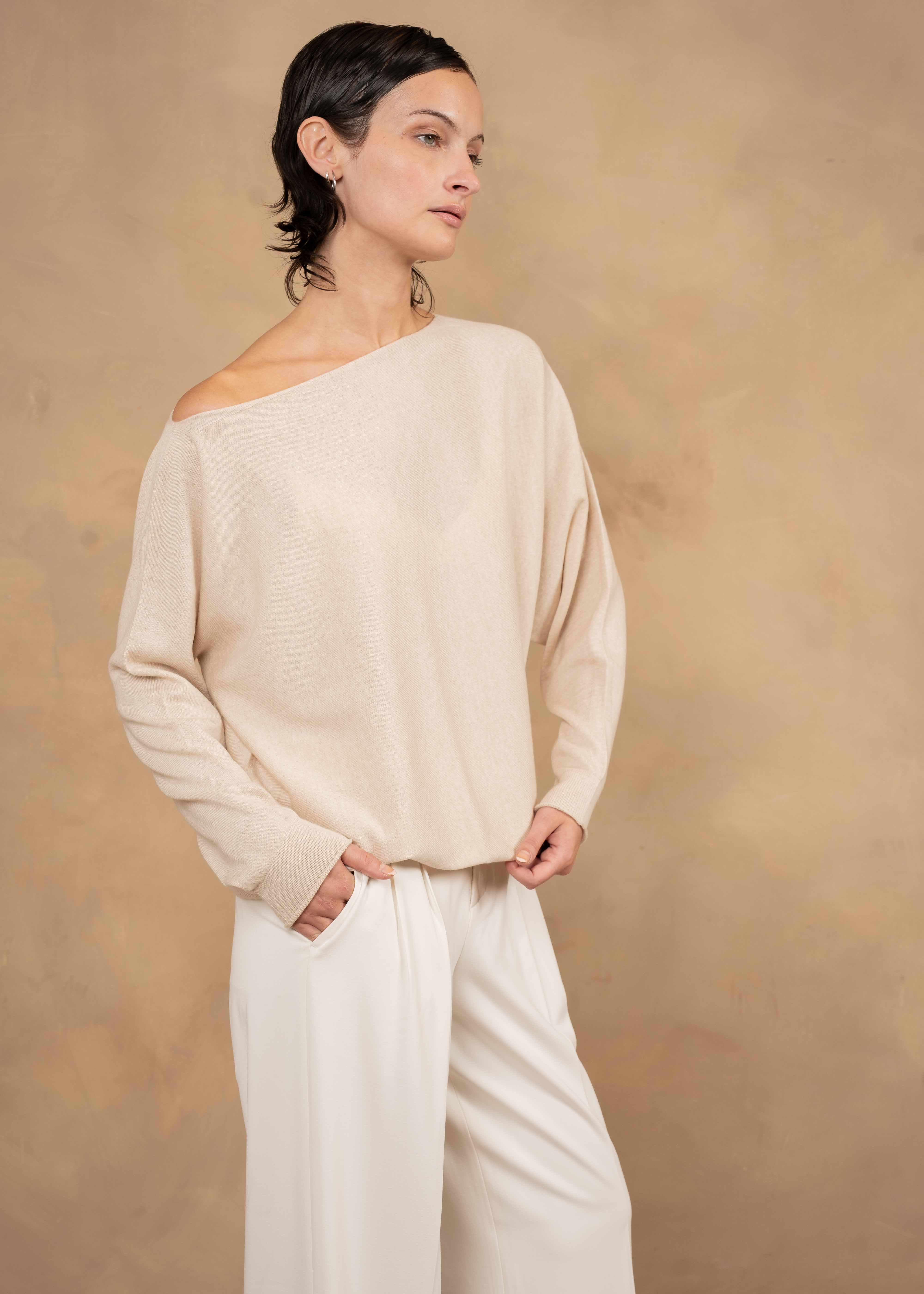 Alethea Merino Assymetric Sweater